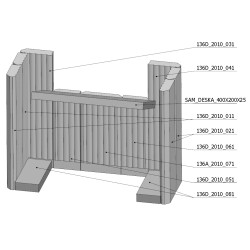 Šamotová komora komplet ALTEA   